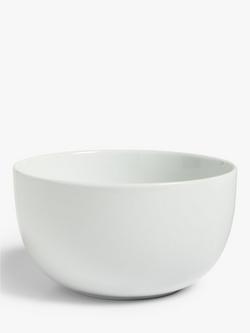 John Lewis Dine Porcelain Tall Cereal/Soup Bowls, Set of 4, 14.5cm, White - view 2, White