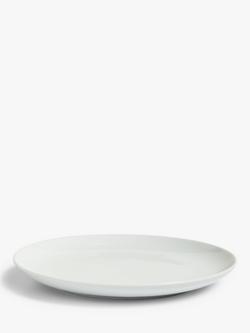 John Lewis Dine Porcelain Coupe Side Plates, Set of 4, 18cm, White - view 2, White