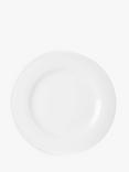 John Lewis Dine Porcelain Rim Side Plates, Set of 4, 22cm, White