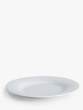 John Lewis Dine Rim Side Plates, Set of 4, 18cm, White