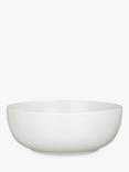 John Lewis Dine Porcelain Low Cereal/Granola Bowls, Set of 4, 16cm, White
