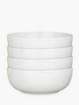 Denby - White Speckle Ceeal Bowls Set Of 4-820ml Dishwashe