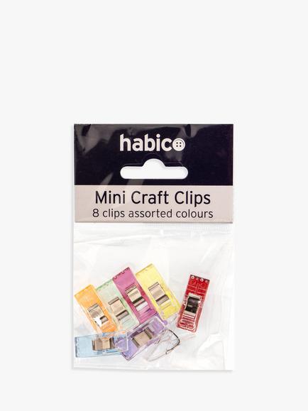Habico Mini Craft Clips, Pack of 8, Multi, Multi