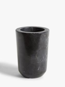 John Lewis Black Marble Bathroom Tumbler, 