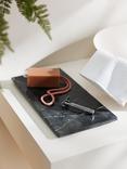 John Lewis Black Marble Accessory Tray