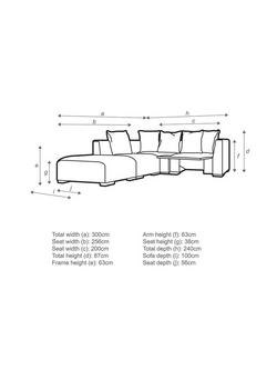 John Lewis Tokyo Motion LHF Large Corner Group - view 2, 