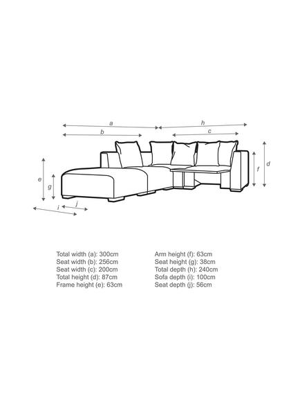 John Lewis Tokyo Motion LHF Large Corner Group - view 2, 