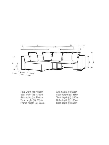 John Lewis Tokyo Motion LHF Medium Corner Group - view 2, 