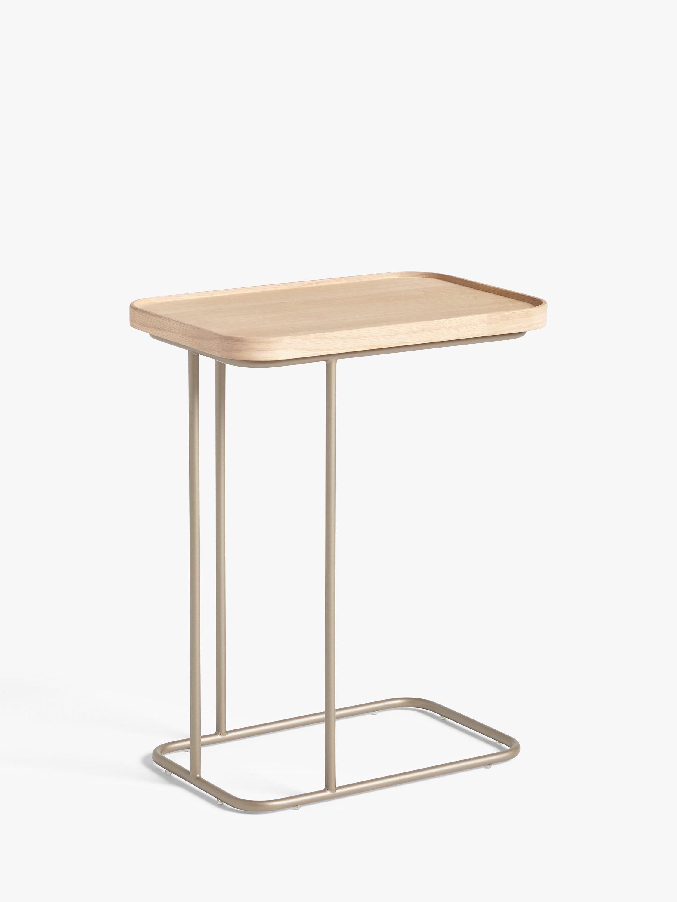 John Lewis Float Sofa Side Table, Oak