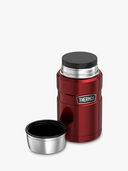 Thermos King Stainless Steel Food Flask, 710ml, Red - view 2, Red