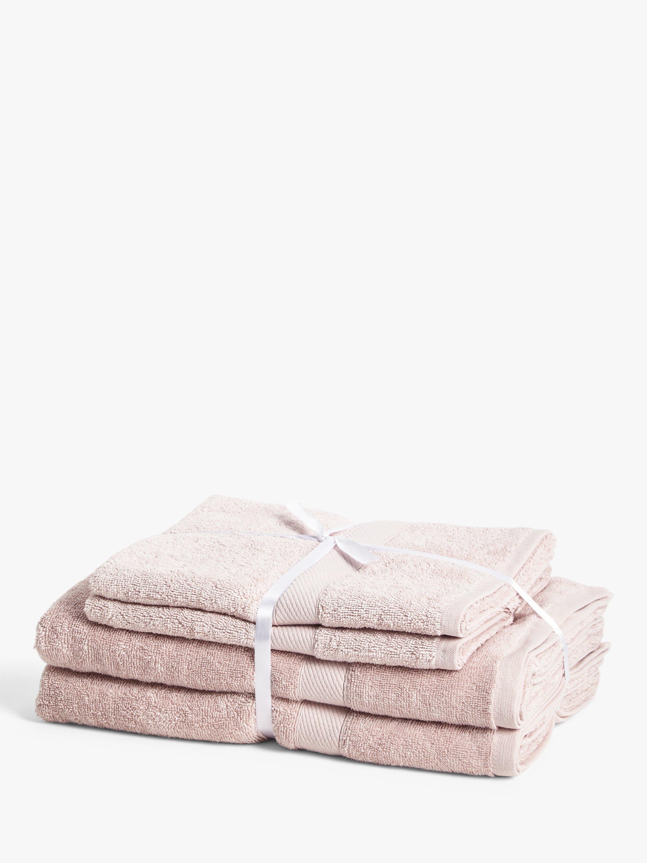 John Lewis ANYDAY Colour Defence 4 Piece Towel Bale
