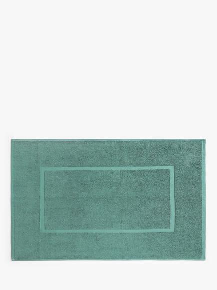 John Lewis Egyptian Cotton Bath Mat, Eucalyptus Green
