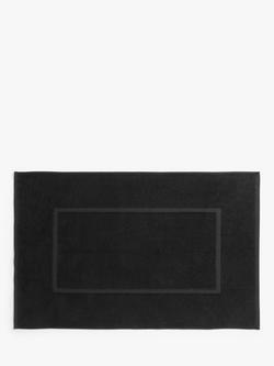 John Lewis Egyptian Cotton Bath Mat, Black