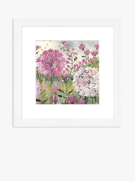 John Lewis Jane Morgan 'Passion 1' Framed Print & Mount, 33.5 x 33.5cm, Pink/Multi, 