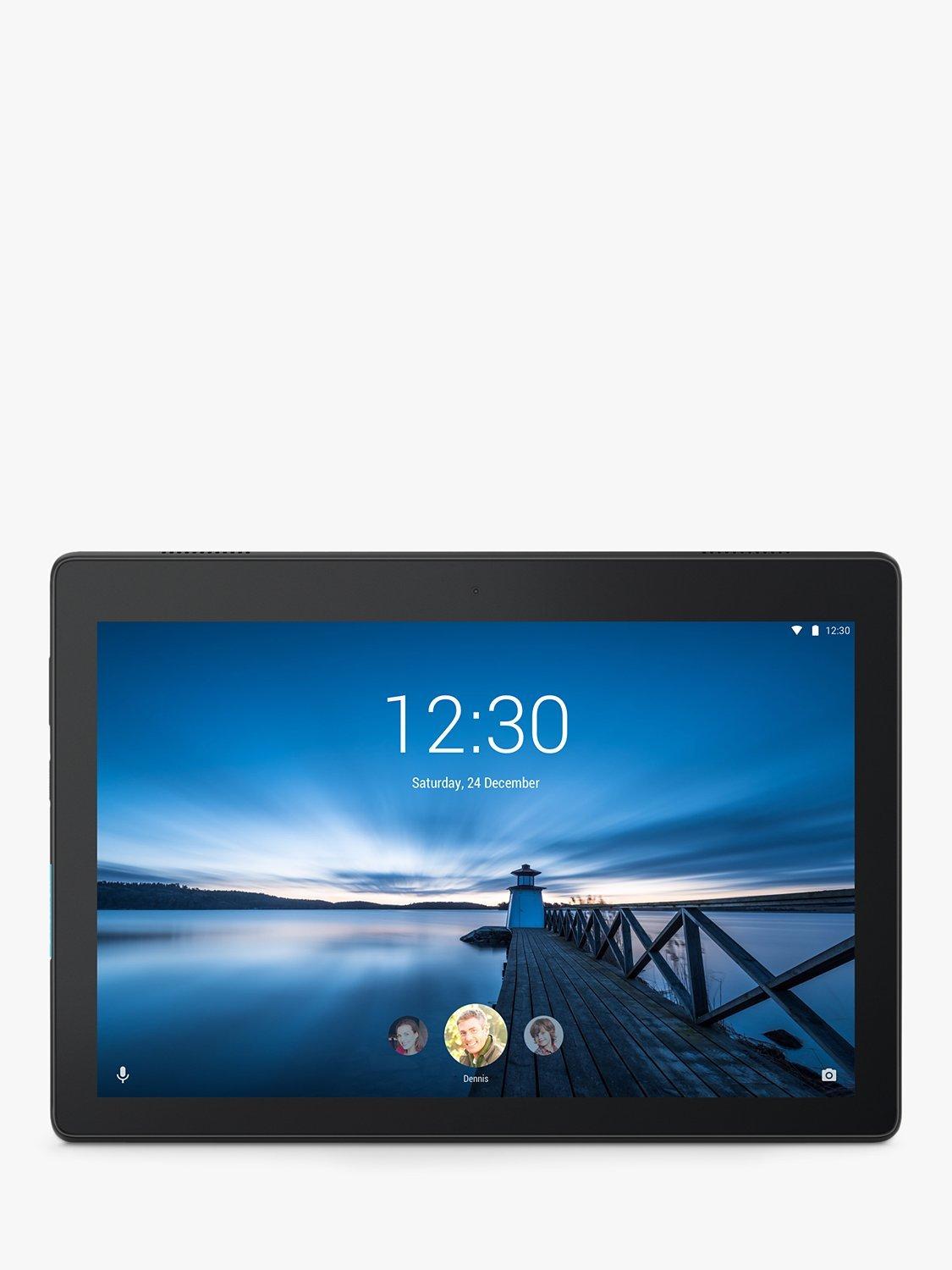 Lenovo Tab E10 10.1" Tablet, Android, 16GB, 2GB RAM, Wi-Fi, Slate Black