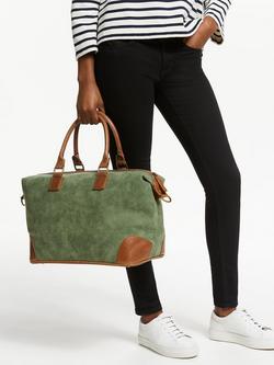 John Lewis Geneva Small Weekend Holdall - view 2, Green