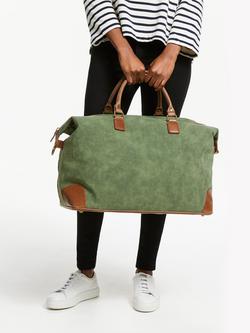 John Lewis Geneva Large Weekend Holdall - view 2, Green