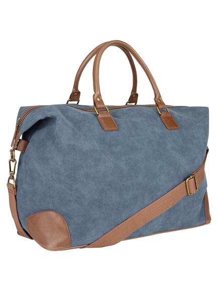 John Lewis Geneva Large Weekend Holdall - view 2, Blue