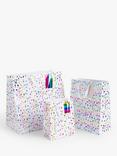 John Lewis Rainbow Splatter Gift Bag