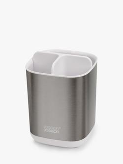 Joseph Joseph EasyStore™ Toothbrush Holder, Stainless Steel, Stainless Steel