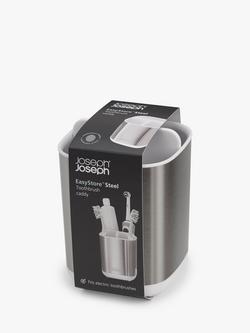 Joseph Joseph EasyStore™ Toothbrush Holder, Stainless Steel - view 2, Stainless Steel