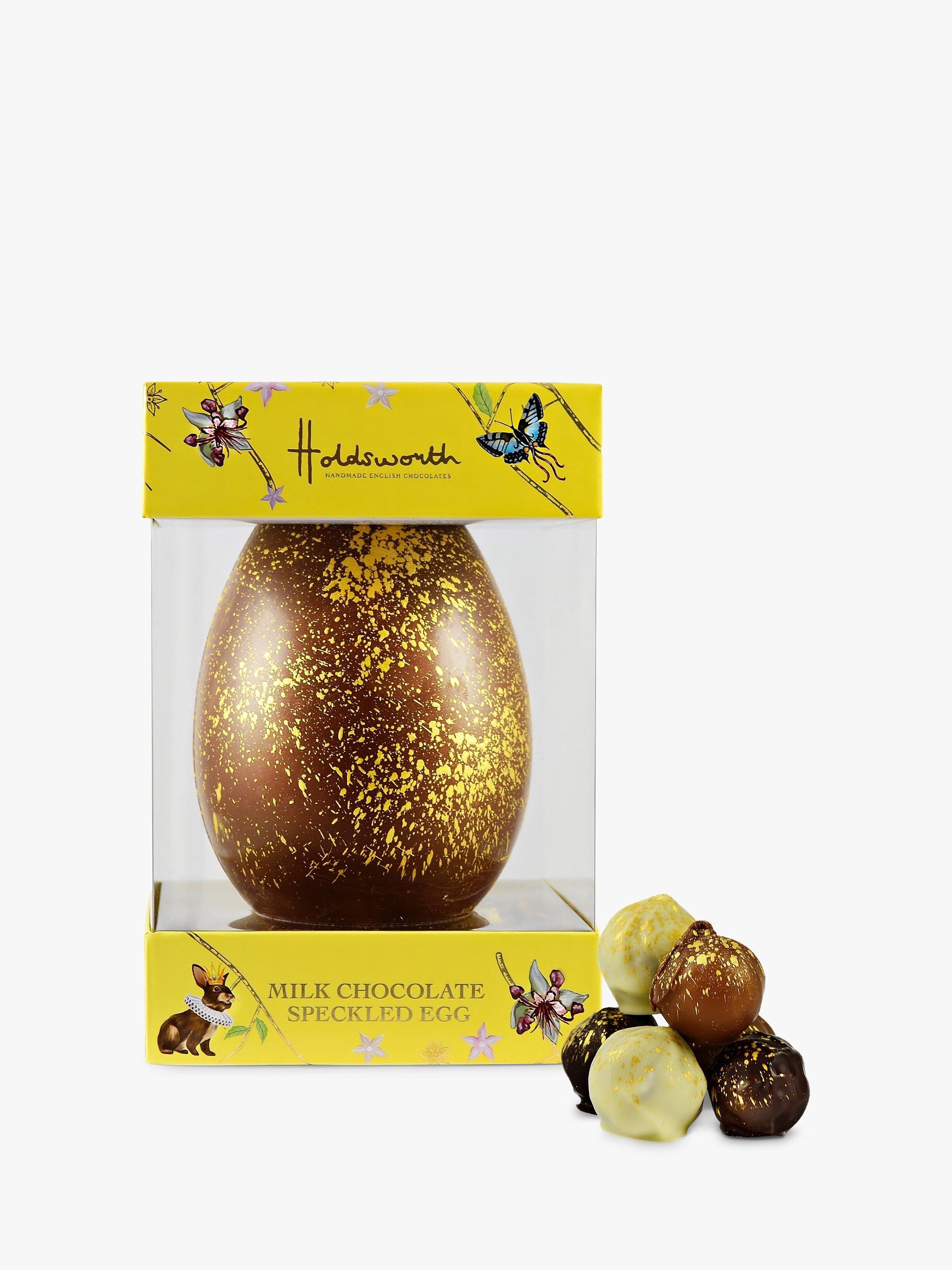 Holdsworth Gold Speckled Milk Chocolate Easter Egg with Truffles, 300g