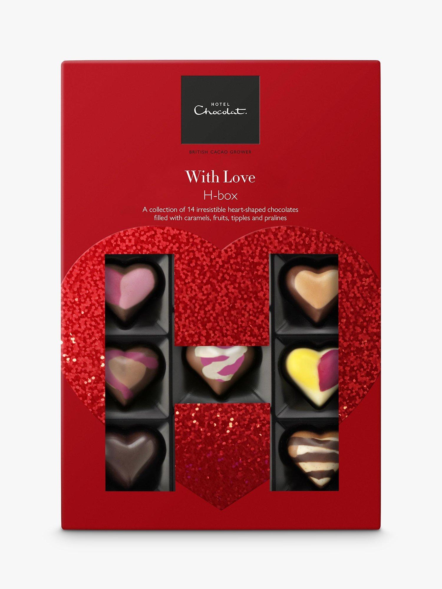 Hotel Chocolat With Love Valentine Chocolates H-Box, Box of 14, 150g