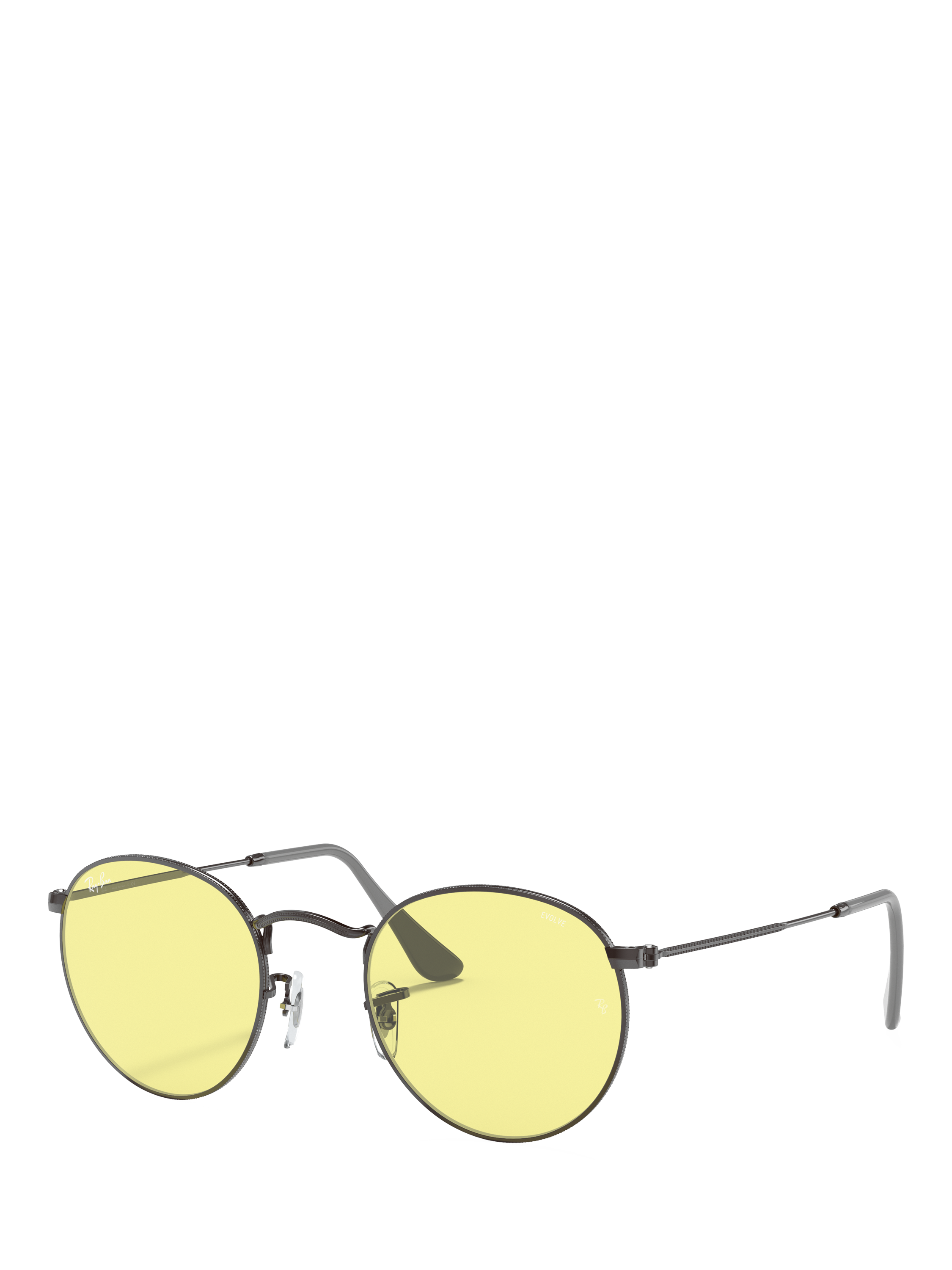 Ray-Ban RB3447 Men's Round Sunglasses, Grey