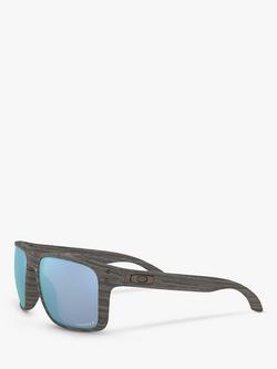 Oakley OO9417 Men's Holbrook XL Prizm Polarised Square Sunglasses - view 2, Grey/Mirror Blue