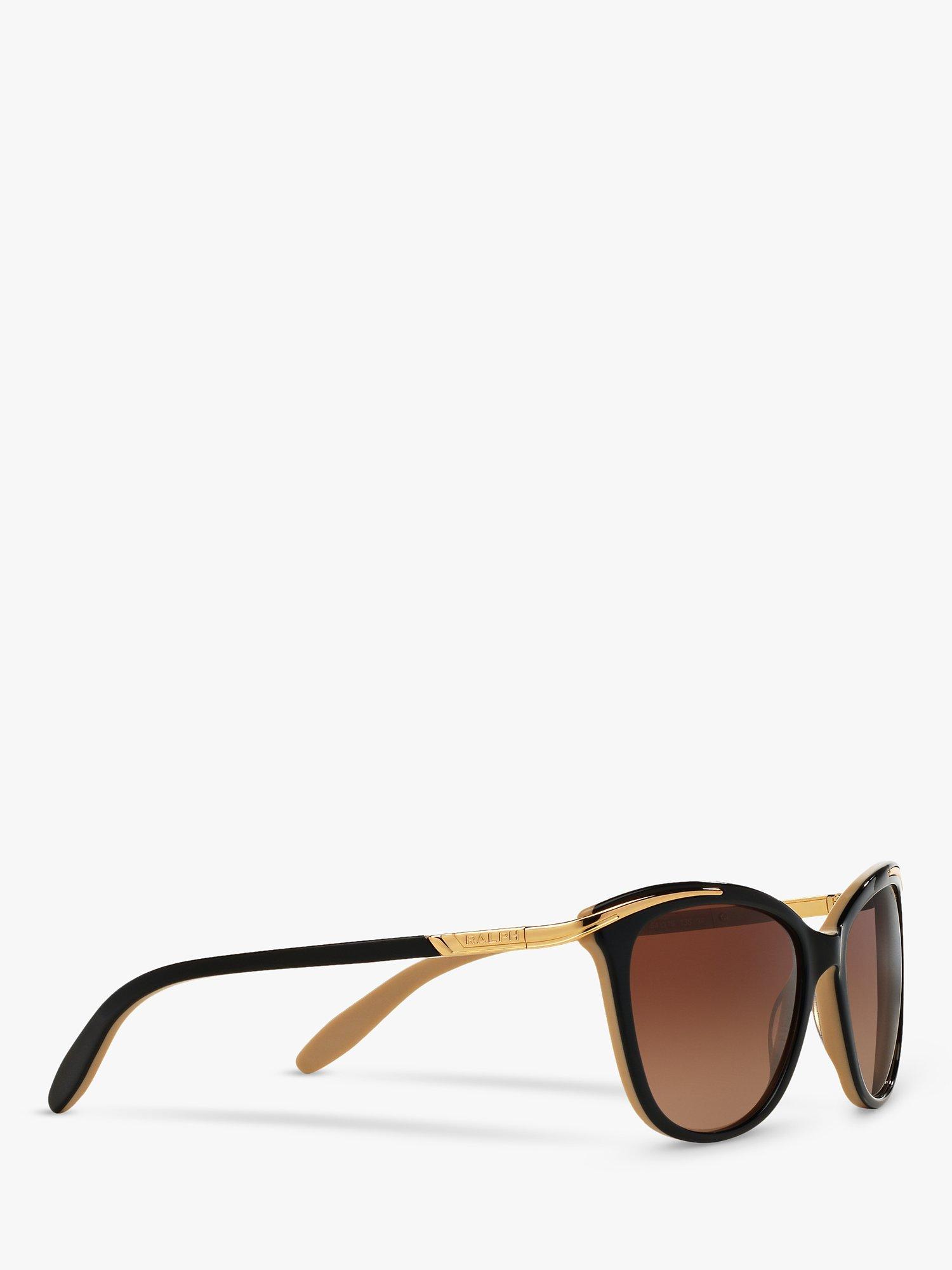 Product image 11 of 11, which shows Ralph 0RA5203 Cat's Eye Polarised Sunglasses, Black