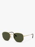 Ray-Ban RB3548N Unisex Polarised Hexagonal Sunglasses