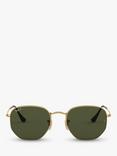 Ray-Ban RB3548N Unisex Polarised Hexagonal Sunglasses