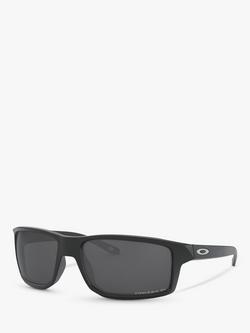 Oakley OO9449 Men's Gibston Prizm Polarised Square Sunglasses, Black