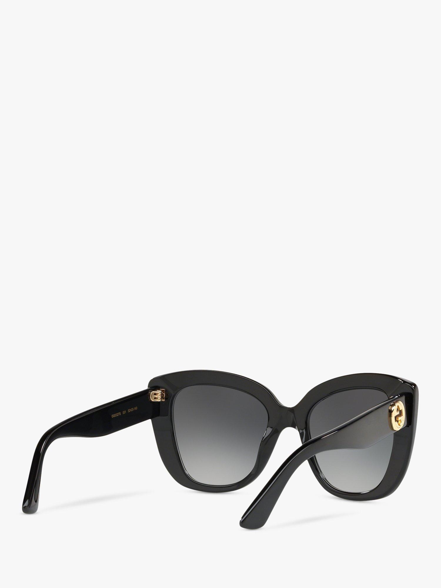 Product image 8 of 11, which shows Gucci GC001150 Women's Cat's Eye Sunglasses, Black/Grey Gradient
