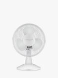 John Lewis Desk Fan, 9 inch, White