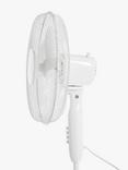 John Lewis Pedestal Fan, 16 inch, White