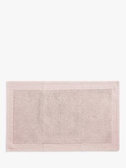 John Lewis Micro-Fresh Soft and Silky Bath Mat, Pale Pink
