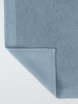 John Lewis Micro-Fresh Soft and Silky Bath Mat - view 2, Pacific Blue