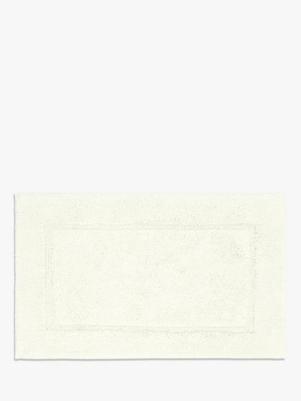 John Lewis Micro-Fresh Deep Pile Bath Mat, Soft Cream
