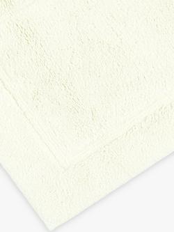 John Lewis Micro-Fresh Deep Pile Bath Mat - view 2, Soft Cream
