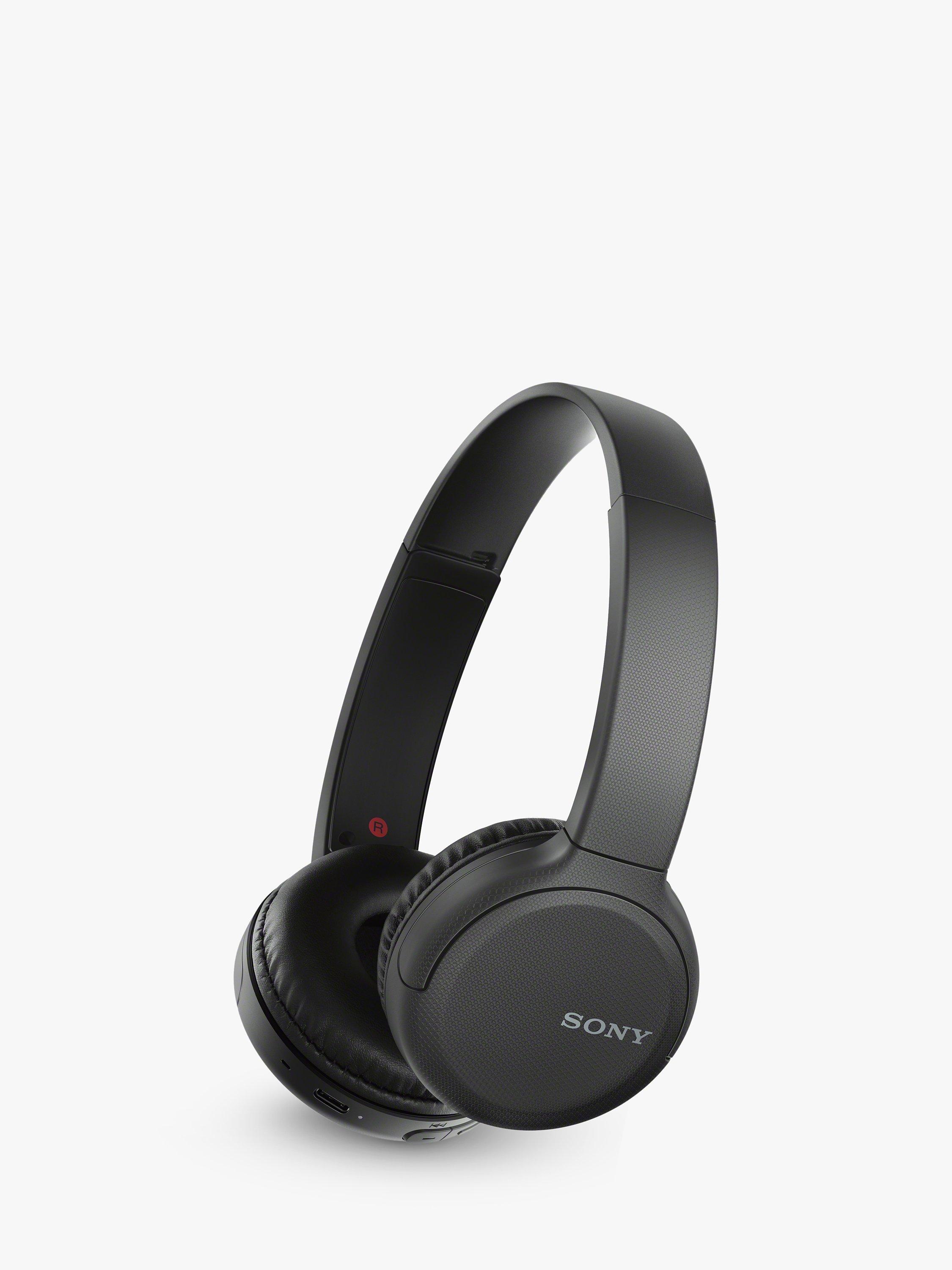Sony WH-CH510 Bluetooth Wireless On-Ear Headphones with Mic/Remote, Black