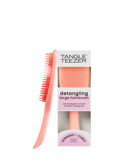 Tangle Teezer Wet Detangler Large Hair Brush - view 2, Peach Glow