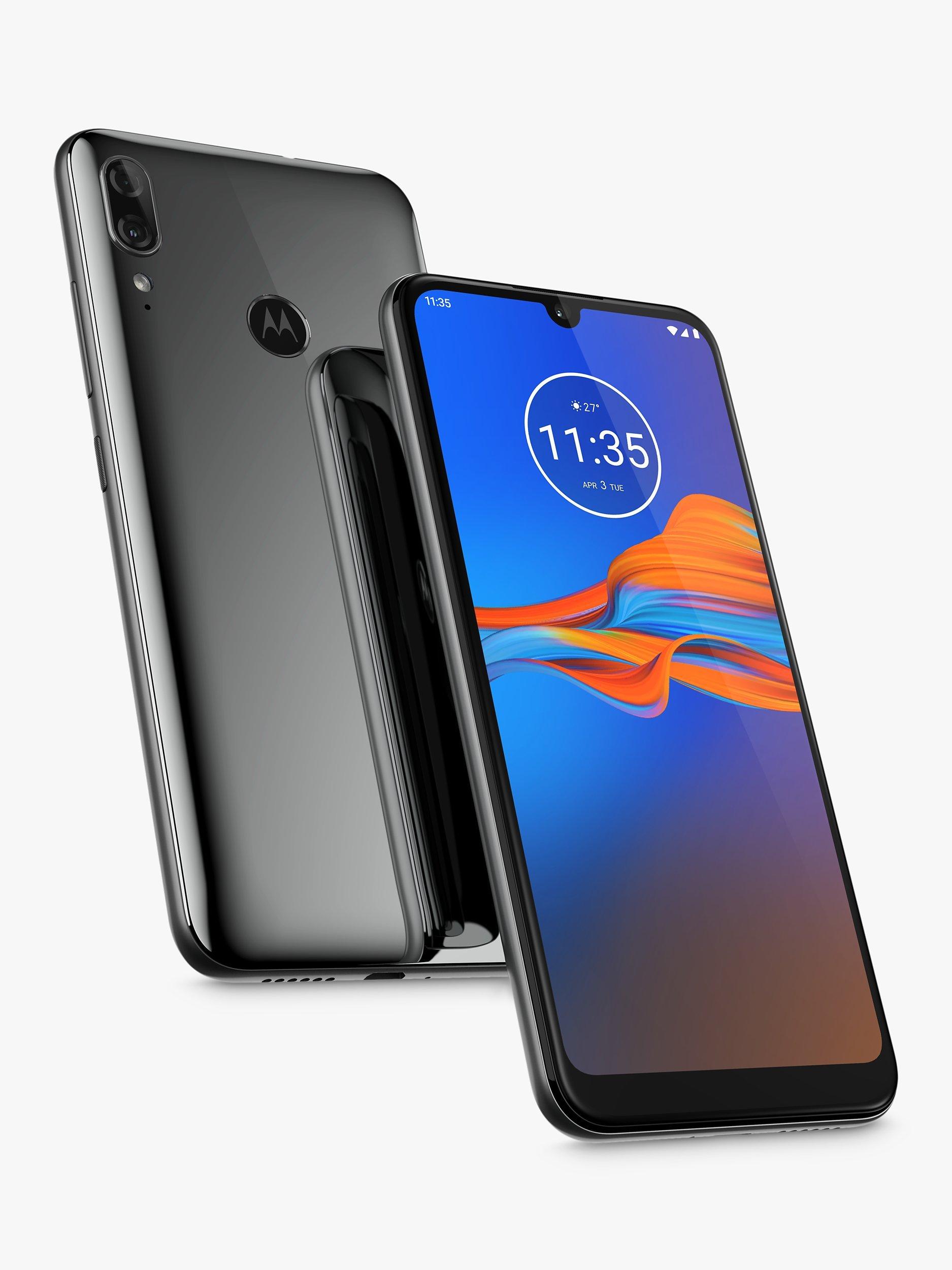 Motorola E6 Plus Smartphone, Android, 6.1", 4G LTE, SIM Free, 32GB