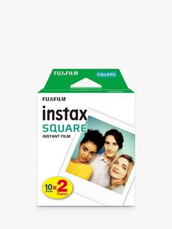 Fujifilm instax™ SQUARE Film, 20 Shots, White