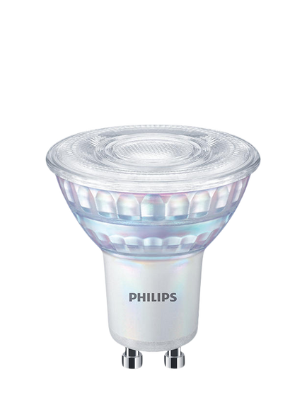 Philips 4W GU10 LED Dimmable Spotlight Bulb, Warm White, Pack of 3 - view 2, 