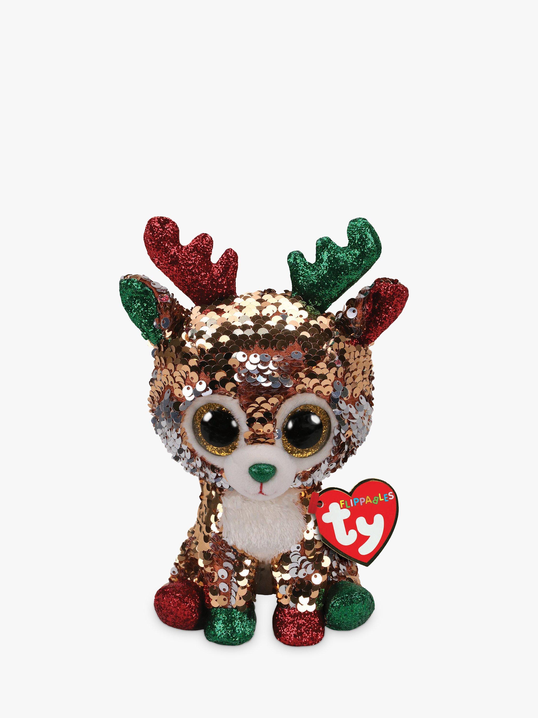 Ty Flippables Tegan the Reindeer Soft Toy