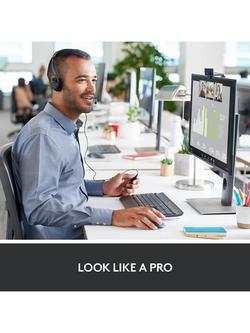 Logitech C920s Webcam, Black - view 2, Black