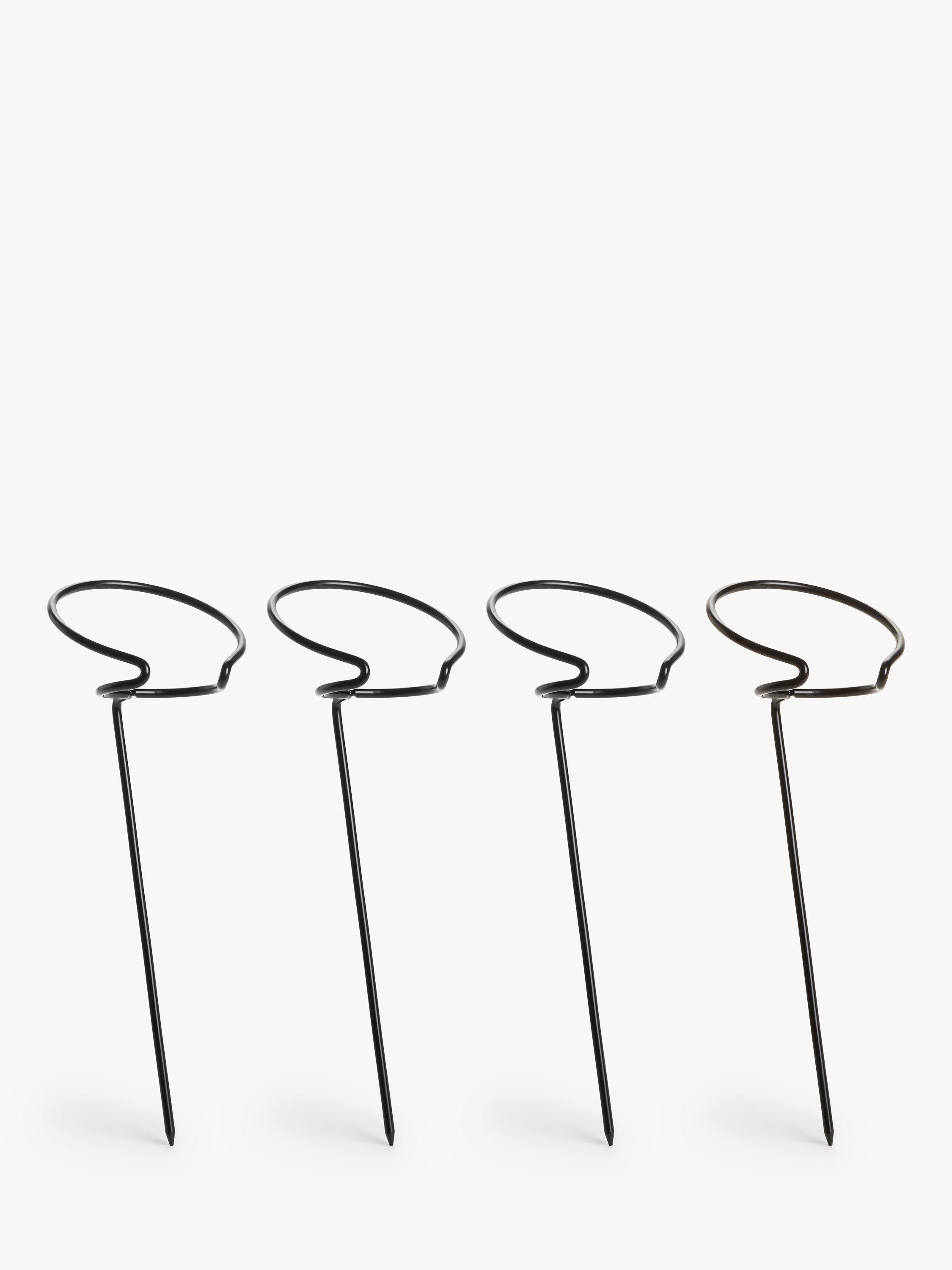 John Lewis & Partners Wine Glass / Drink Holder Picnic Sticks, Set of 4