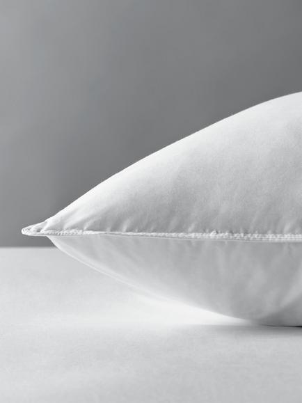 John Lewis Natural Duck Feather and Down Standard Pillow, Soft - view 2, White
