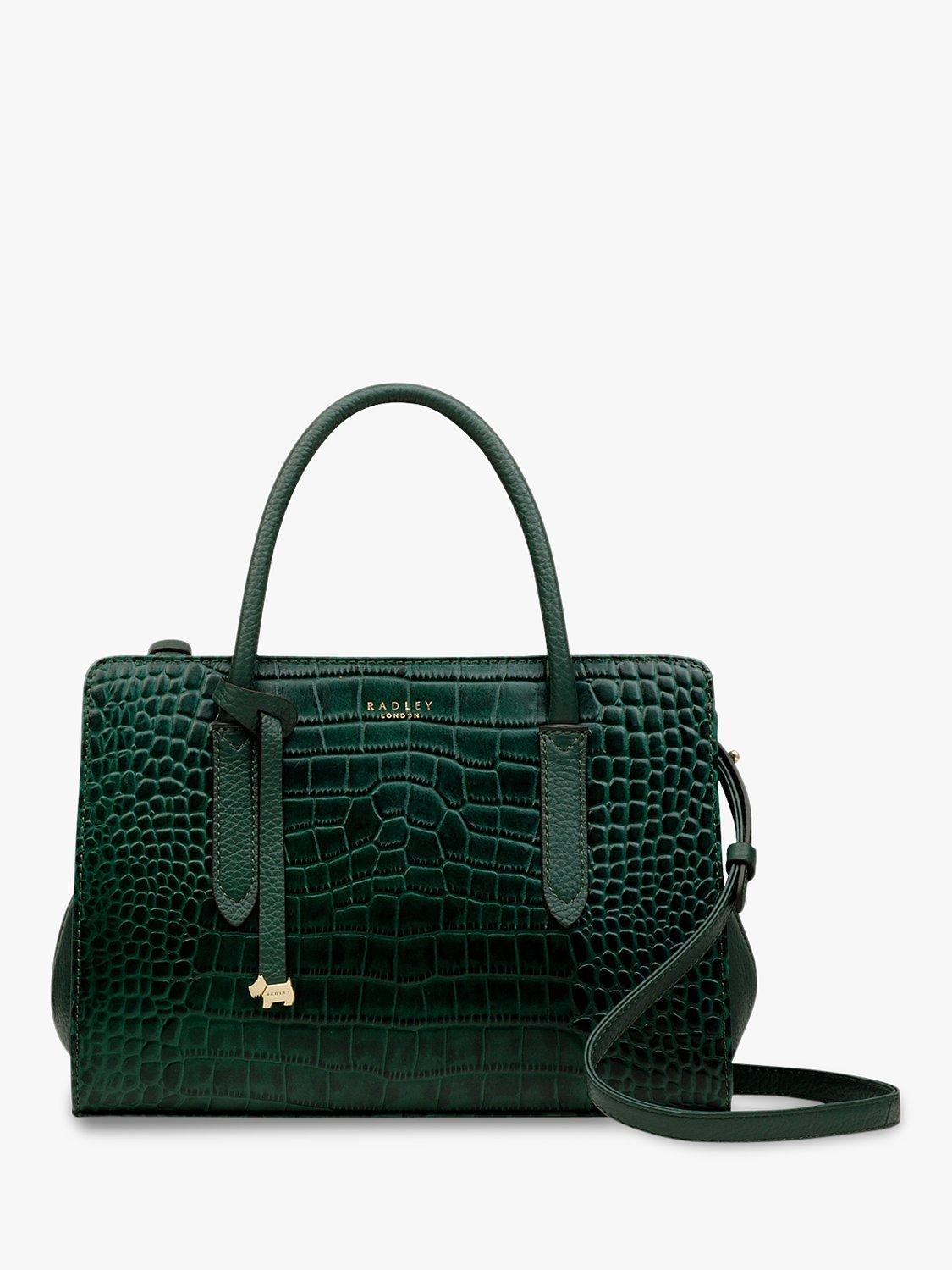 Radley Liverpool Street Croc Effect Leather Grab Bag